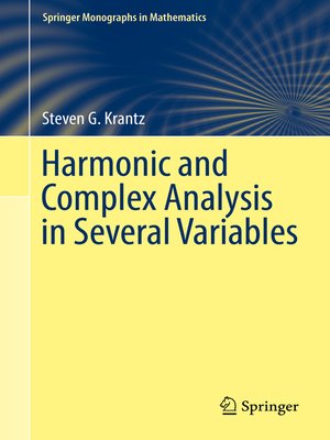 cover image of Harmonic and Complex Analysis in Several Variables